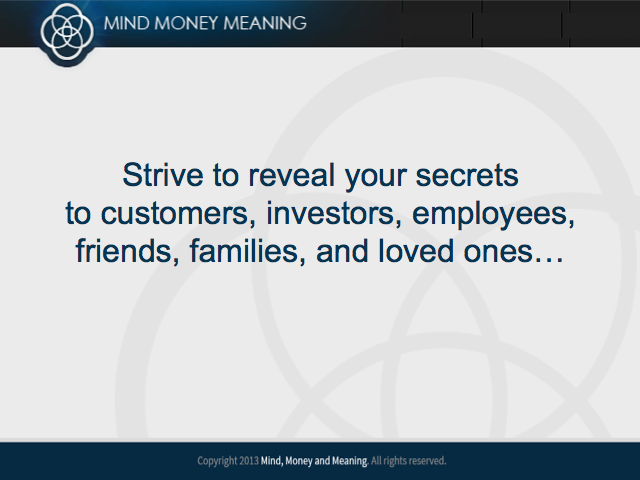 secrets to success